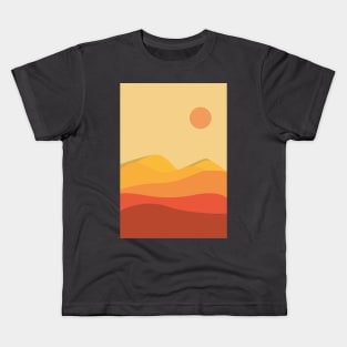 Sunny desert illustration Kids T-Shirt